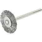 Escova Aço Circular Inox Com Haste Para Microrretífica 20mm Vonder Escova Aço Circular Inox Com Haste Para Microrretífica 20mm Vonder