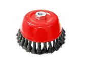 Escova Aco Copo Trancado 100mm M14 Conex Escova Aco Copo Trancado 100mm M14 Conex