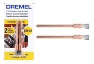 Escova Aço Inox 1/8pol Pincel 532-02 Dremel (2 Peças) 26150532AA