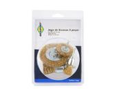 Escova Aco Jogo 5Pcs Blister Ref 7270