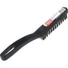 Escova Aco Max Plastica Com Cabo 3 Filas 415310 - Kit C/12