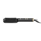 Escova Alisadora Black Gold Argan Mondial Preto e Champagne EA-06