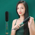 Escova Alisadora De Cabelo Multifuncional Bivolt Com Visor Escova Alisadora De Cabelo Multifuncional Bivolt Com Visor