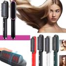 Escova Alisadora de Cabelo Secadora 3 em 1 Bivolt Tecnologia Ionica Temperatura Ajustável Cerdas de Cerâmica
