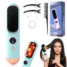 Escova alisadora de cabelo sem fio 9 temperaturas portátil