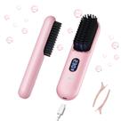 Escova alisadora de cabelo sem fio hahahope com 9 configurações de temperatura