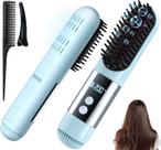 Escova alisadora de cabelo sem fio ZDXBO 5 em 1 Ionic Frizz Free Escova alisadora de cabelo sem fio ZDXBO 5 em 1 Ionic Frizz Free