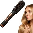 Escova Alisadora Elétrica 40W PROFISSIONAL BIVOLT 210C Anti Frizz 3 Temperaturas Modela e Alisa Rápido