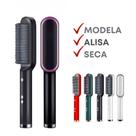 Escova Alisadora Pente Secadora Profissional 3 Em 1 Seca Modela Cabelo - Escova De Cabelo Elétrica Escova Alisadora Pente Secadora Profissional 3 Em 1 Seca Modela Cabelo - Escova De Cabelo Elétrica