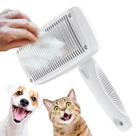 Escova autolimpante Slicker Cala para cuidar de cães e gatos