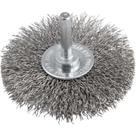 Escova Circular 3 6325200003 para Furadeira e Retificadeira com Cerdas em Aço Inox Vonder Escova Circular 3 6325200003 para Furadeira e Retificadeira com Cerdas em Aço Inox Vonder