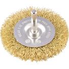 Escova Circular 3""x 3/8"" Haste de 1/4"" - 63.25.003.140 - VONDER Escova Circular 3""x 3/8"" Haste de 1/4"" - 63.25.003.140 - VONDER