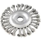 Escova Circular 4.1-2 X 1-2 X 7-8 Torcida em Aço Inox 304 para Esmerilhadeira 6330412120 Vonder