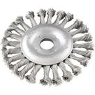 Escova Circular 4.1/2" x 1/2" x 7/8" Torcida em aço Inox Vonder OstenVonder Escova Circular 4.1/2" x 1/2" x 7/8" Torcida em aço Inox Vonder OstenVonder