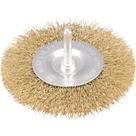 Escova Circular 4" x 1/2" Haste de 1/4" (101,6 mm x 12,7 mm x 6,35 Mm), Vonder OstenVonder