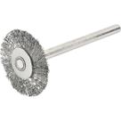 Escova Circular com Haste Para Microrretífica, em Inox, 20 mm, Vonder OstenVonder Escova Circular com Haste Para Microrretífica, em Inox, 20 mm, Vonder OstenVonder