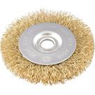 Escova Circular de Aço Carbono 4 X 1/2 X 1/2"" - 63.25.004.120 - VONDER Escova Circular de Aço Carbono 4 X 1/2 X 1/2"" - 63.25.004.120 - VONDER