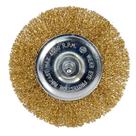 Escova Circular de Aço Latonado 100x12mm (319,0028) - Rocast