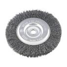 Escova circular de aço ondulada 6" x 1/2" x 5/8" vonder