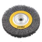 Escova Circular de Aço para Esmeril 6" X 3/4" X 1/2" Vonder