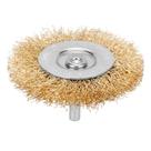 Escova circular latonada, haste 6mm, 60mm, 1pc // mtx