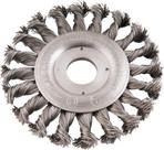 Escova circular torcida 4.1/2x1/2" furo 7/8" aço carbono polido 12500rpm - Vonder