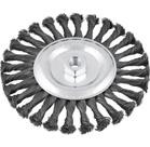 Escova circular torcida 7x1/2" rosca m14 9000rpm