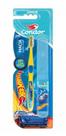 Escova condor júnior com estojo suave soft hot wheels amarela e azul Escova condor júnior com estojo suave soft hot wheels amarela e azul