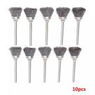 Escova cone de aço para micro retifica _10 peças Escova cone de aço para micro retifica _10 peças