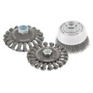 Escova conica aço 4" m14 allsteel 13w443 walter