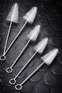 Escova Cônica de Nylon para Limpeza de Bicos de Confeitar