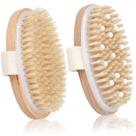 Escova corporal para escovação a seco, pacote com 2 unidades Bealihelp Natural Bristle