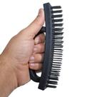 Escova De Aço 4 Fileiras Cabo Anatômico Para Limpar Grelha Escova De Aço 4 Fileiras Cabo Anatômico Para Limpar Grelha