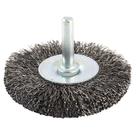 Escova De Aço 63Mm Brasfort Circular Com Haste 6 Mm