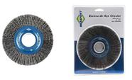 Escova de aço carbono 6x3/4 7247 Brasfort