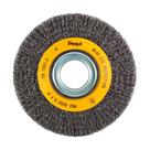 Escova de Aço Carbono Circular Ondulada 6" x 1/2" 150x13mm Pequi
