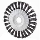 Escova de Aço Carbono Circular Trançada 4.1/2x1/2x7/8