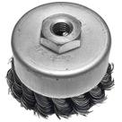 Escova de Aço Carbono Tipo Copo Trançada 4 x 1/4 POL 100 MM 3001 ABRASFER