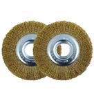Escova de Aço Circular 6 POL X 7/8 POL 2 Unidades para Esmeril MTX