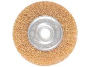 Escova De Aço Circular 6 Pol X 7/8 Pol Para Moto Esmeril MTX