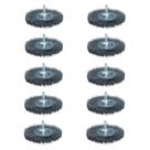 Escova de Aço Circular Ondulado 63mm com Haste Makita D-39970 - 10 Unidades