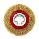 Escova de Aço Circular para Esmeril de 6" x 3/4 x 1/2 Hessen