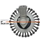 Escova de Aço Circular Universal para Roçadeira a Gasolina Importadas e Stihl, encaixe 1 polegada acompanha Redutor 20mm Carbon Fak Escova de Aço Circular Universal para Roçadeira a Gasolina Importadas e Stihl, encaixe 1 polegada acompanha Redutor 20mm Carbon Fak
