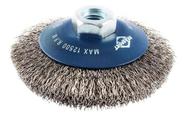 Escova de Aço Côncava Trançada 4 x M14 x 3/4" -Brasfort 7253 Escova de Aço Côncava Trançada 4 x M14 x 3/4" -Brasfort 7253
