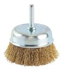 Escova De Aco Copo Circular Com Haste 75 Mm Brasfort