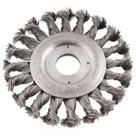 Escova de Aço Inox Circular Trançada 6x1/2x7/8