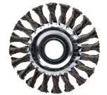 Escova de Aço Inox Trançado Circular 115x22mm - 3846 - Berwanger