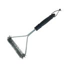 Escova De Aço Inoxidável Para Churrasqueira, Ferramenta De Limpeza Antiaderente, Acessórios Para