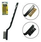 Escova De Aco / Nylon Com Cabo De Plastico Pro Kit Com 3 Pec - Oem