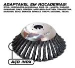Escova De Aço Para Roçadeira Profissional Universal 1 Pol Escova De Aço Para Roçadeira Profissional Universal 1 Pol
